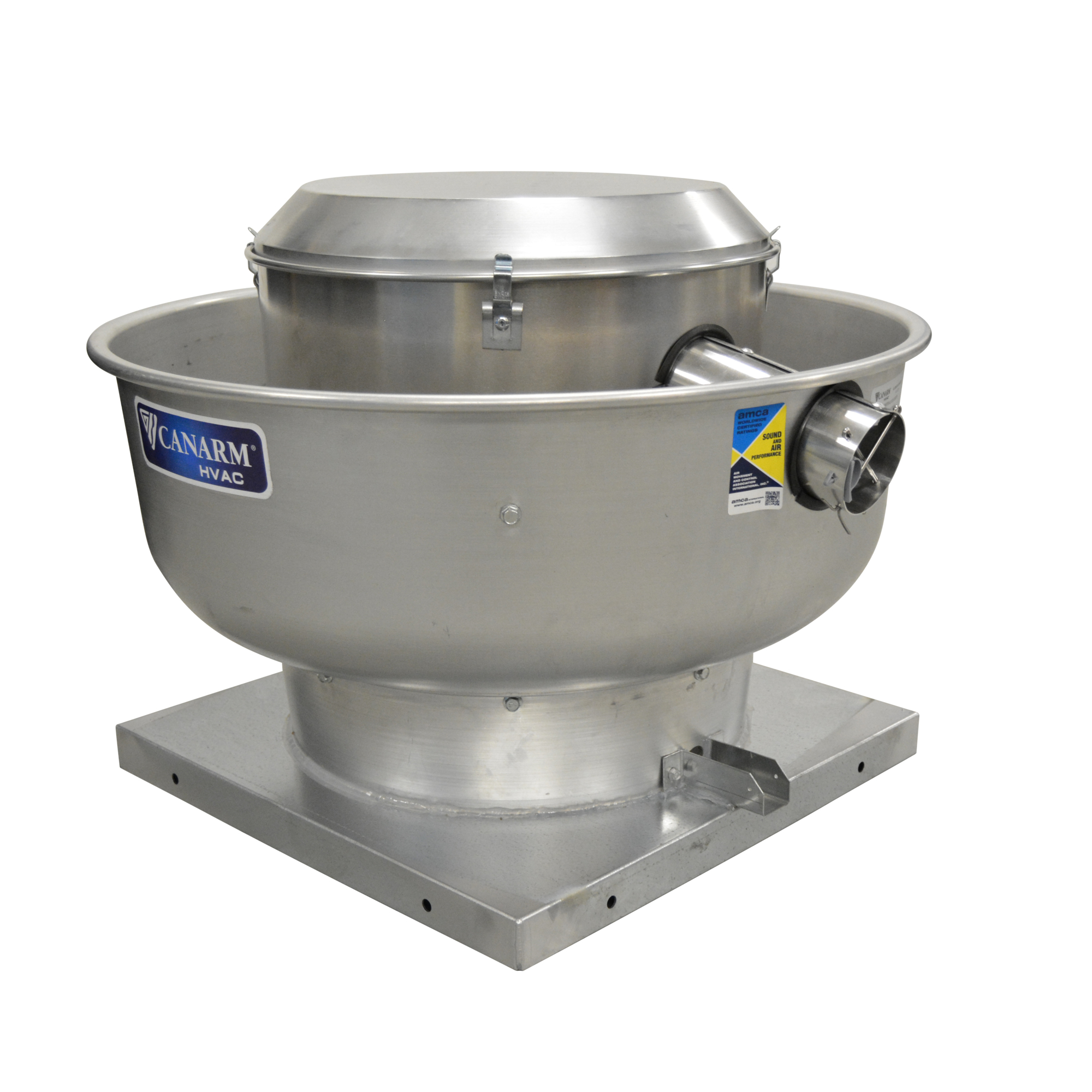 Canarm 15in. Upblast Spun Aluminum Exhauster — 1/3 HP EC Motor, Direct Drive, Model# ALX150-UD033EC